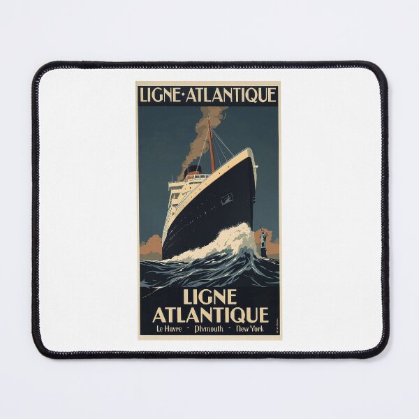 Item preview, Ligne Atlantique - Atlantic Ocean Liner designed and sold by ArtbyClarkie.
