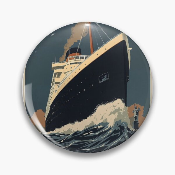 Item preview, Ligne Atlantique - Atlantic Ocean Liner designed and sold by ArtbyClarkie.