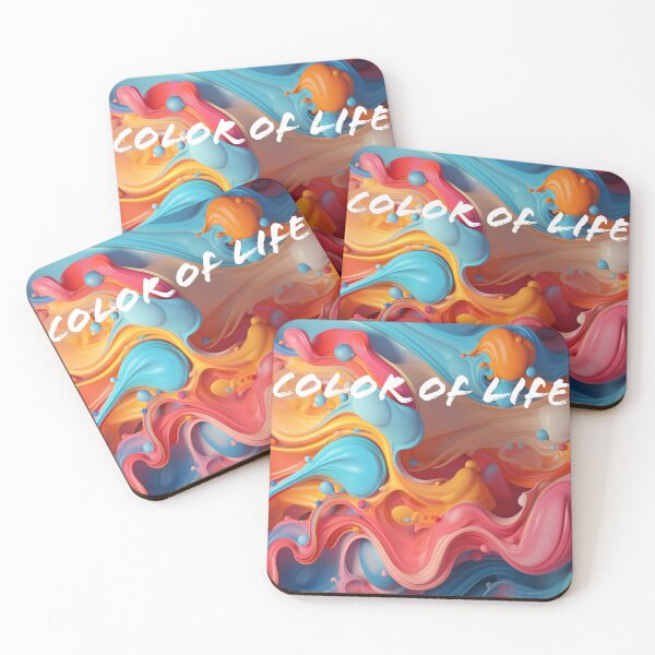 Item preview, Color of Life – Abstract Fluid Art | Ilya Rozanov × Vijay × Hollanov Inspired Modern Aesthetic Design designed and sold by zevorgue.