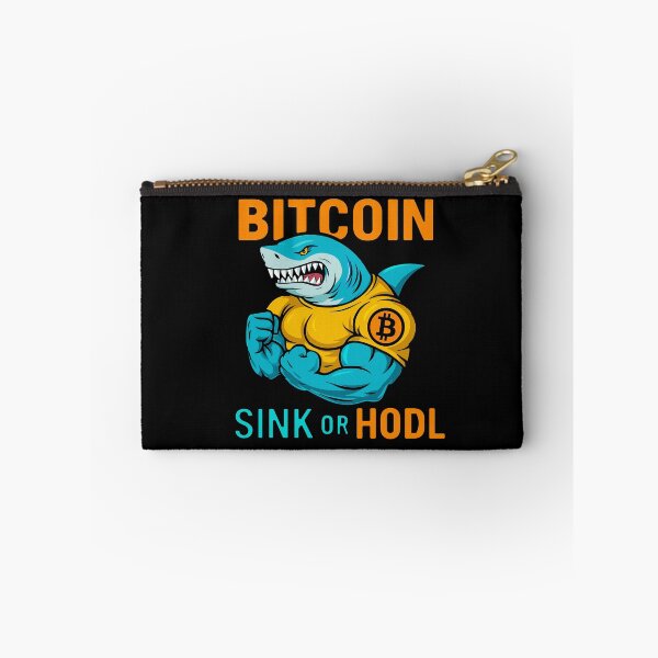 Item preview, Sink or HODL – Bitcoin Shark Power Design designed and sold by BitCrop.