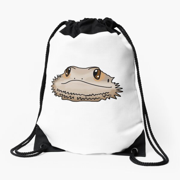 Fitz the Bearded Dragon Drawstring Bag