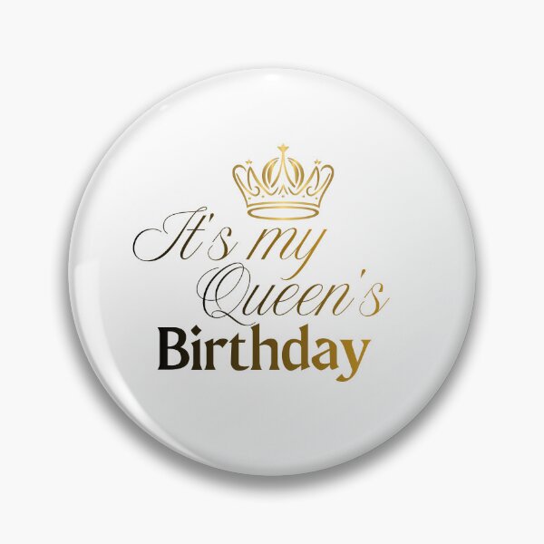 Artikelvorschau, Es ist der Geburtstag der Königin! Goldener Chic entworfen und verkauft von PRINTLAN.