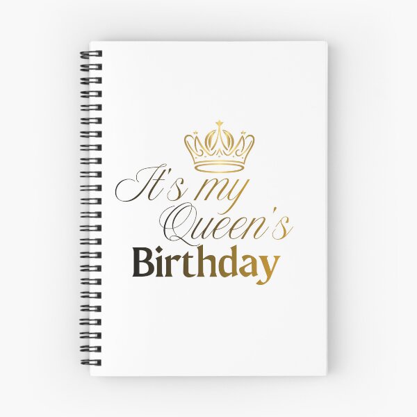 Aperçu de l'œuvre C'est l'anniversaire de la Reine ! Chic doré créée et vendue par PRINTLAN.