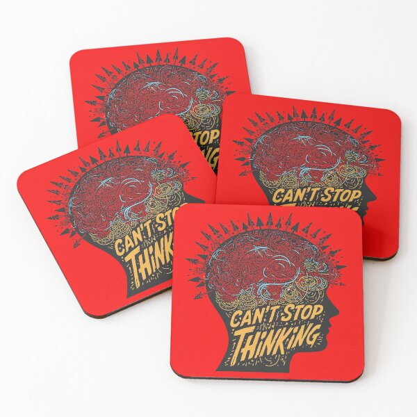 Item preview, Can’t Stop Thinking – Overactive Mind Illustration designed and sold by Katzpy.