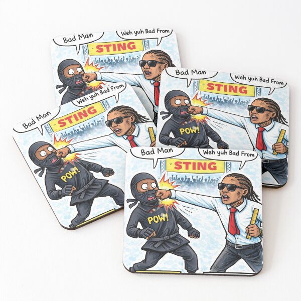 Item preview, Ninja Man vs Vybz Kartel designed and sold by FoxstarRavas.