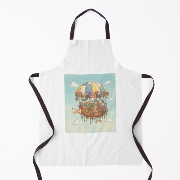 Item preview, Floating Flower Shop – Whimsical Fantasy Illustration designed and sold by Like Elsewhere.