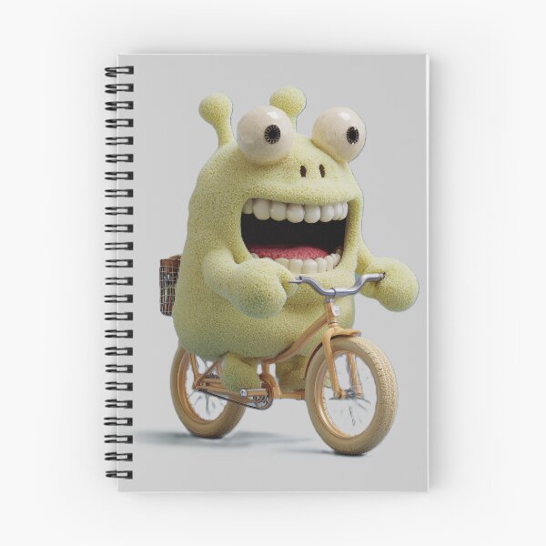 Item preview,  Snot slime on the bike with a smile designed and sold by Kat's Design Hub.