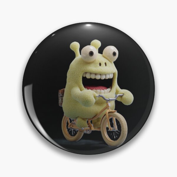 Item preview,  Snot slime on the bike with a smile designed and sold by Kat's Design Hub.