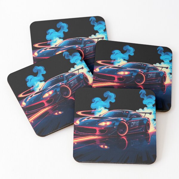 Item preview, Dynamic Driving Car Illustration Speed Motion Road Trip Energy designed and sold by zelvian.