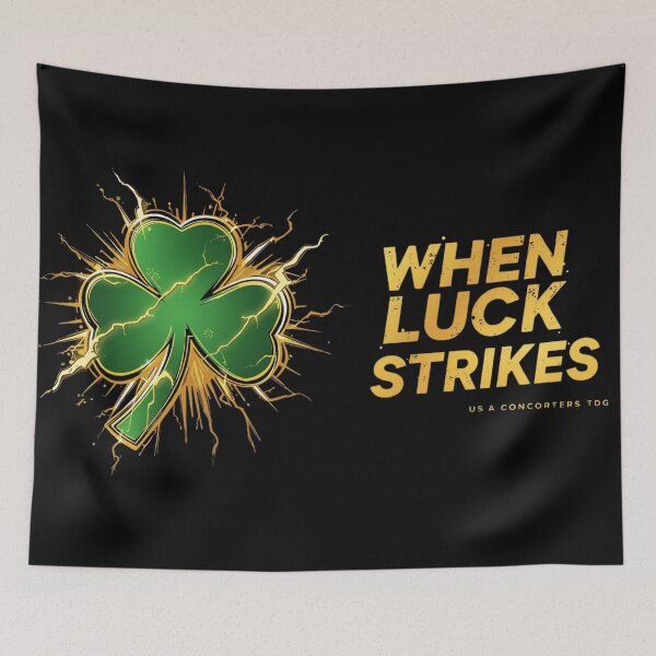 Item preview, Cosmic Shamrock Luck – Gold & Green St Patrick’s Day Art designed and sold by YourTrendyTees.