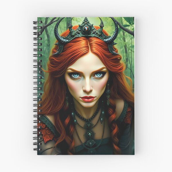 Item preview, Forest Dryad Queen - Dark Enchanted Nature Fantasy Art designed and sold by ArtMorphStudio.