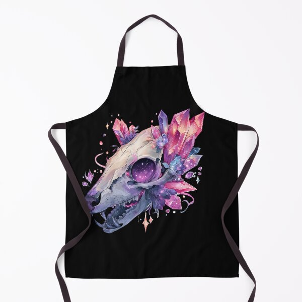 Item preview, Galaxy Fox Skull Crystal Flowers Mystical Pastel Art designed and sold by Anastasiia Yurevych.