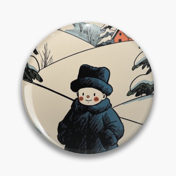 Item preview, Vintage Winter Walk in Snow Landscape designed and sold by edvandris.