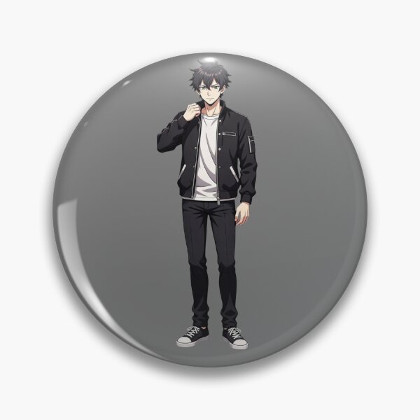 Artikelvorschau, Kairo Anime-Jungen-Freizeitjacke – Minimalistische dunkle Ästhetik entworfen und verkauft von Brightstudio00.