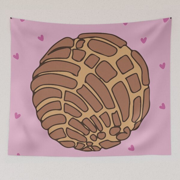 Item preview, Delicious chocolate concha. Mexican chocolate bread with hearts designed and sold by Denisse diseno.