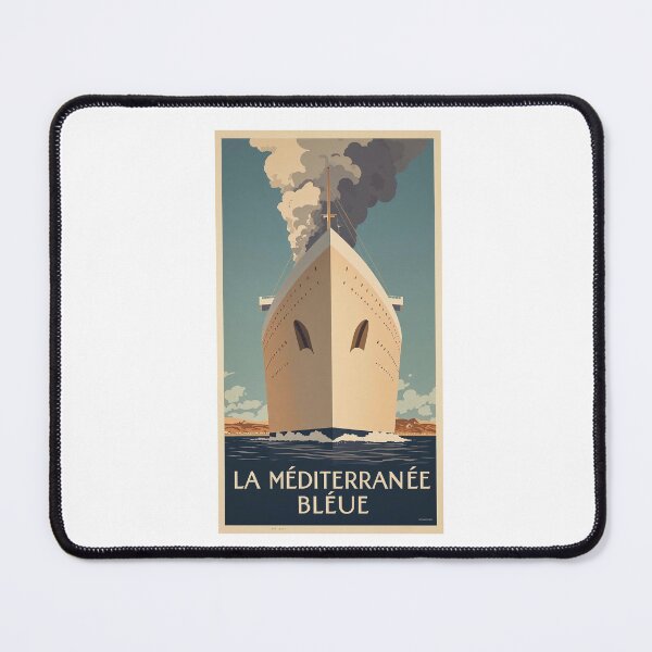 Item preview, Mediterranee Bleue = Mediterranean Ocean Liner designed and sold by ArtbyClarkie.