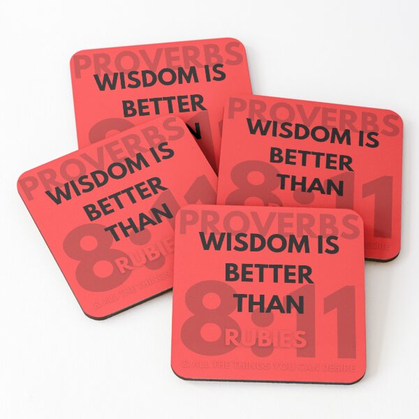 Item preview, Proverbs 8:11 designed and sold by Undonemadenew.