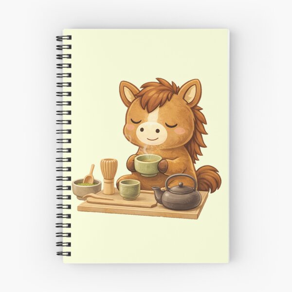 Item preview, Peaceful Tet Horse Tea Time – Cute Zodiac Moment designed and sold by PunchDrop.