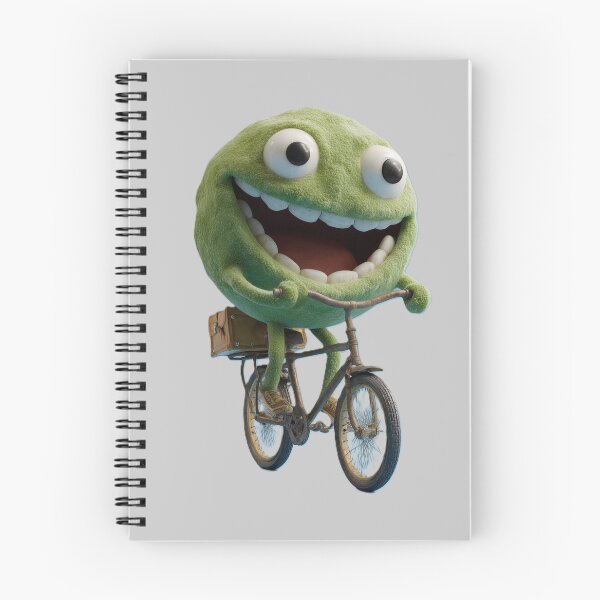 Item preview,  Snot slime on the bike fluffy designed and sold by Kat's Design Hub.