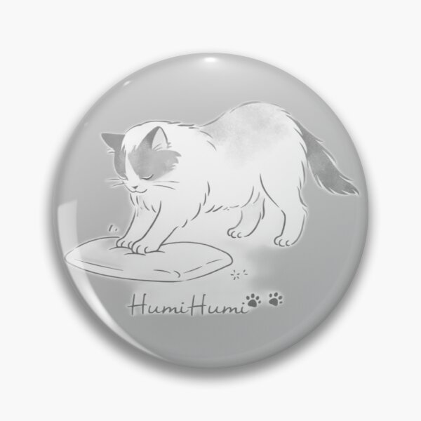 Item preview, Humihumi Ragdoll Cat – Minimal Line Art Kneading Cat Illustration designed and sold by Monchatra.