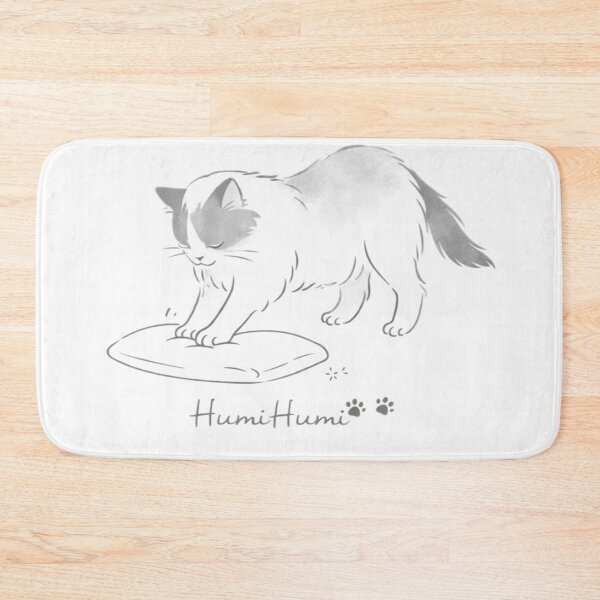 Item preview, Humihumi Ragdoll Cat – Minimal Line Art Kneading Cat Illustration designed and sold by Monchatra.