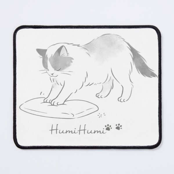 Item preview, Humihumi Ragdoll Cat – Minimal Line Art Kneading Cat Illustration designed and sold by Monchatra.