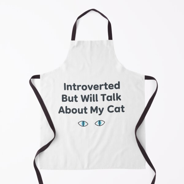 Item preview, Introverted But Will Talk About My Cat – Funny Cat Shirt designed and sold by Mafmoh.