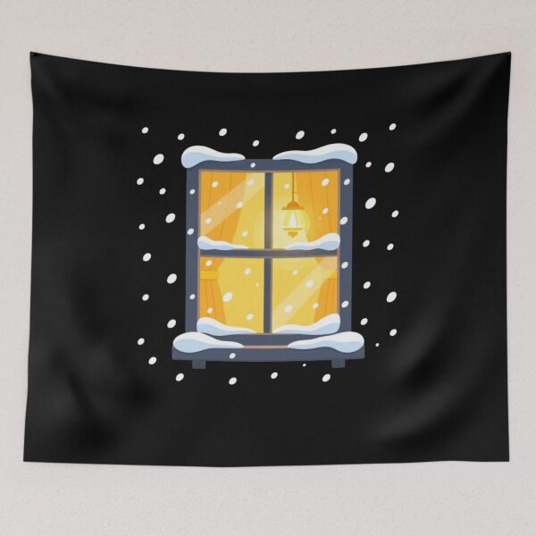 Item preview, Snowy Night Window designed and sold by Aetheriswork.