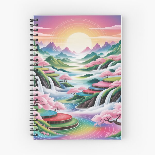 Item preview, A Japanese-style landscape. designed and sold by Lilashakti ⭐️ ⭐️ ⭐️ ⭐️ ⭐️.