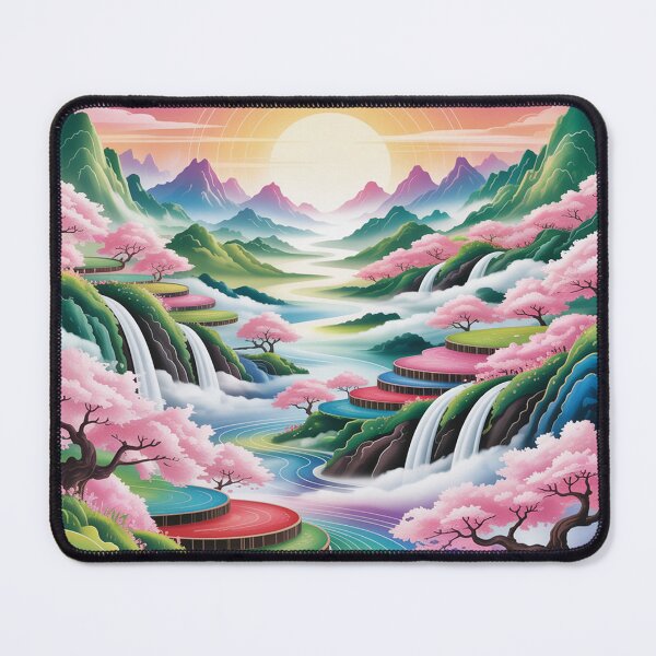 Item preview, A Japanese-style landscape. designed and sold by Lilashakti ⭐️ ⭐️ ⭐️ ⭐️ ⭐️.