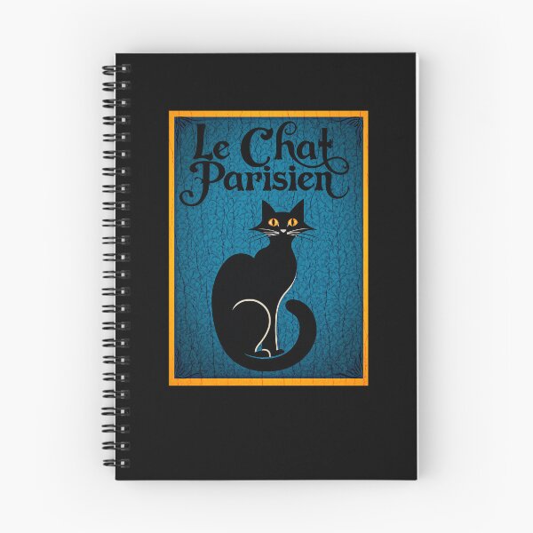 Item preview, Le Chat Parisien — Vintage French Black Cat Art designed and sold by FrancophileFun.