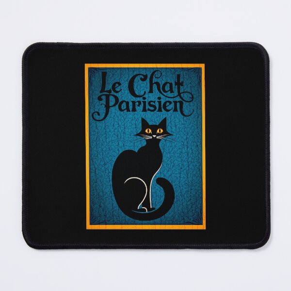 Item preview, Le Chat Parisien — Vintage French Black Cat Art designed and sold by FrancophileFun.