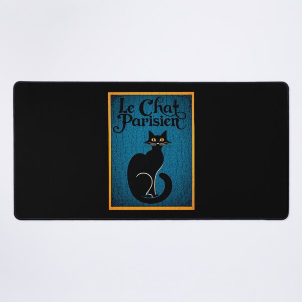 Item preview, Le Chat Parisien — Vintage French Black Cat Art designed and sold by FrancophileFun.