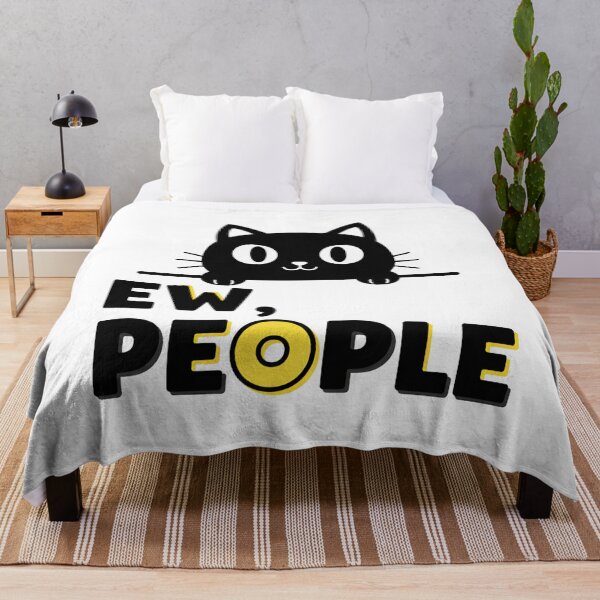 Item preview, Ew People Funny Sarcastic Introvert Quote - Minimalist Anti Social Aesthetic designed and sold by Haji  Kamora.