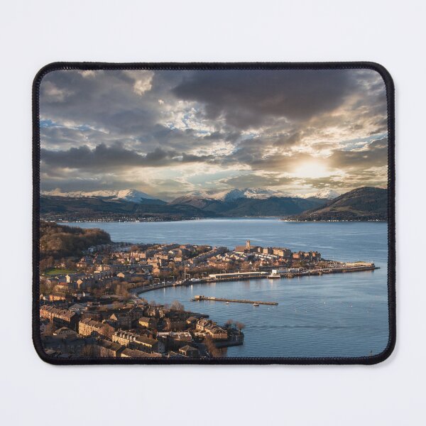Item preview, Argyll Snowcapped Mountains from Lyle Hill Greenock designed and sold by RJW Images.
