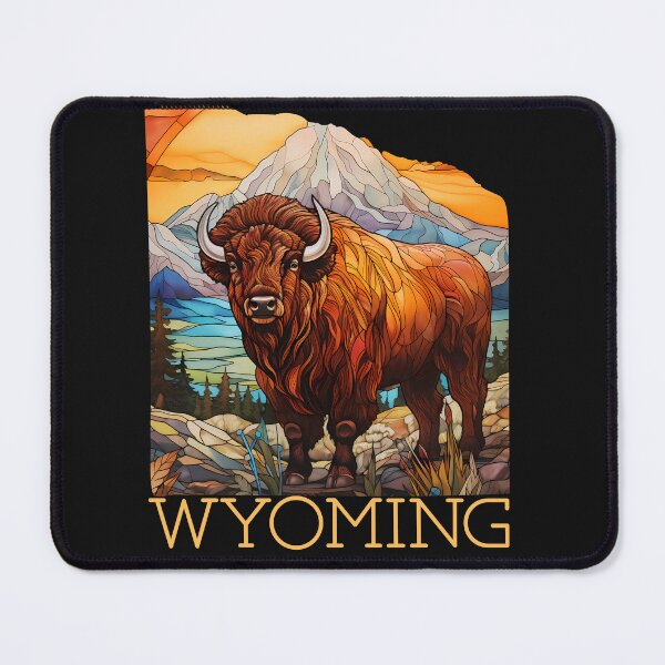 Item preview, Colorful Buffalo Wyoming designed and sold by AlienOccupation.