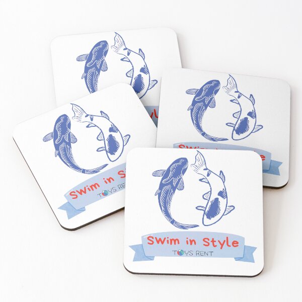 Item preview, Swim in Style – Playful Koi Fish Toy Logo designed and sold by M.Store.