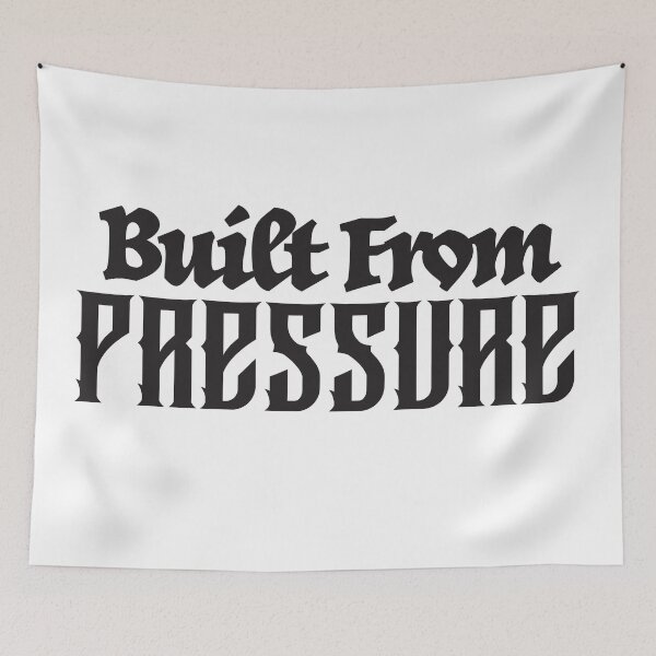 Item preview, Built From Pressure – Strength Forged Through Challenge designed and sold by unthinkabletees.