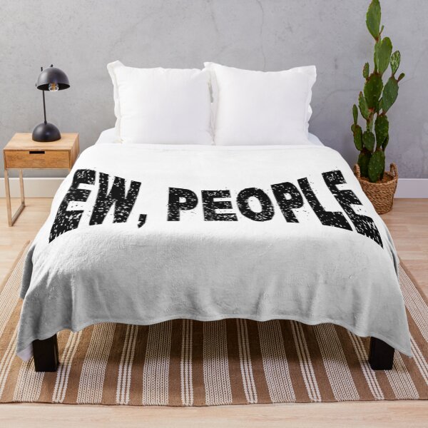 Item preview, Ew People Funny Sarcastic Introvert Quote - Minimalist Anti Social Aesthetic designed and sold by Haji  Kamora.