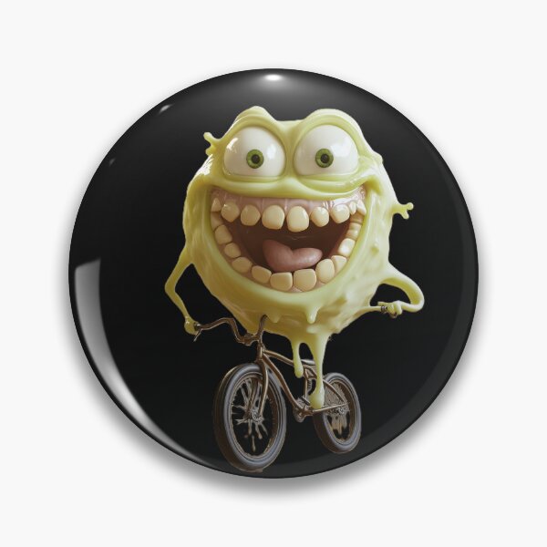 Item preview,  Whitw Snot slime on the bike designed and sold by Kat's Design Hub.
