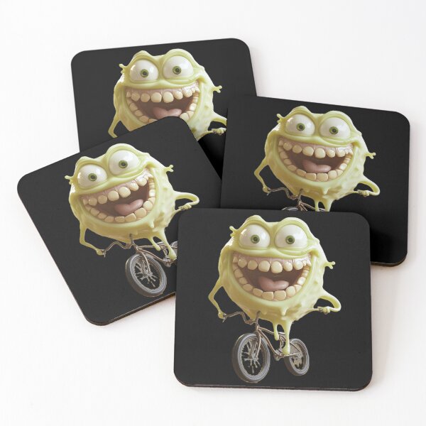Item preview,  Whitw Snot slime on the bike designed and sold by Kat's Design Hub.