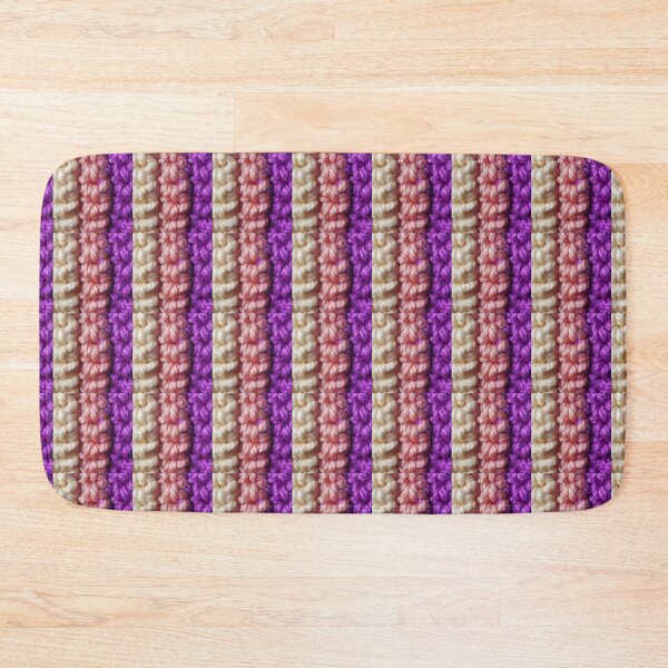 Item preview, Crochet in fuschia peach and vanilla designed and sold by Emma  Amies.