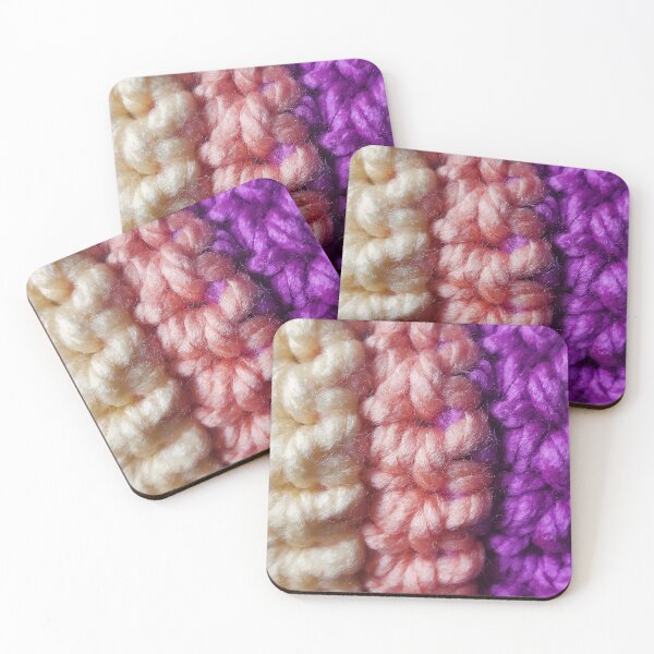 Item preview, Crochet in fuschia peach and vanilla designed and sold by Emma  Amies.