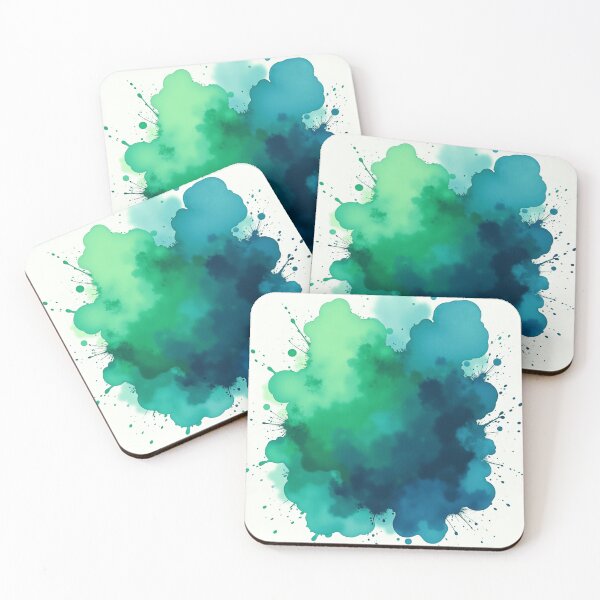 Item preview, green and blue splashes designed and sold by wizard-work.