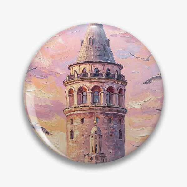 Item preview, Dreamy Sunset over Galata Tower Istanbul designed and sold by PixelPasha.