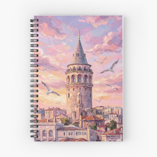 Item preview, Dreamy Sunset over Galata Tower Istanbul designed and sold by PixelPasha.