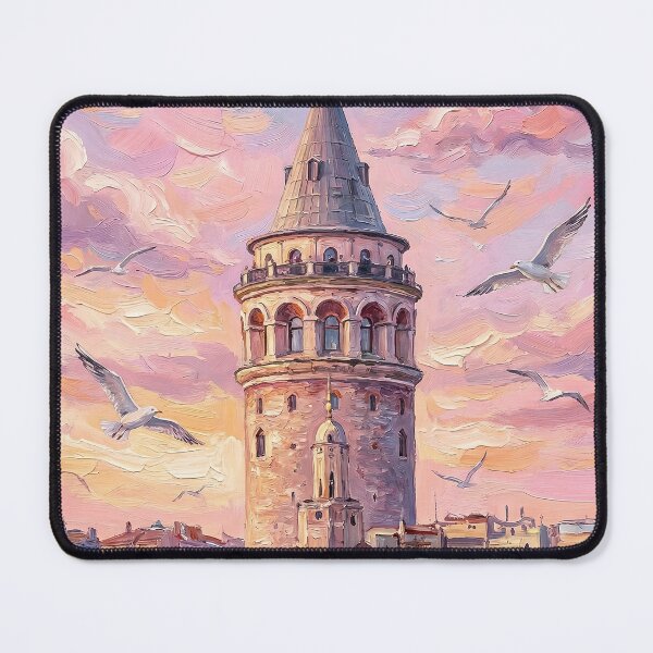 Item preview, Dreamy Sunset over Galata Tower Istanbul designed and sold by PixelPasha.