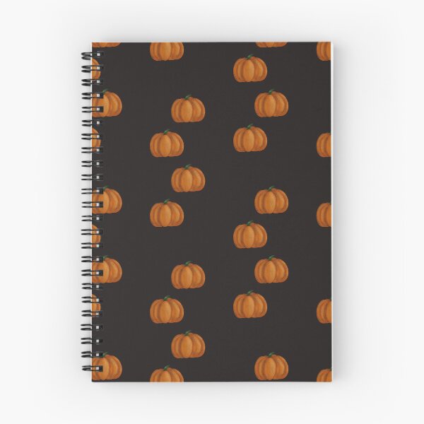 Item preview, Minimal Autumn Pumpkin Pattern On Dark Background designed and sold by EL-Lebedenko.