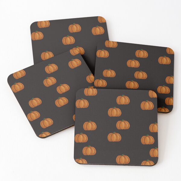 Item preview, Minimal Autumn Pumpkin Pattern On Dark Background designed and sold by EL-Lebedenko.