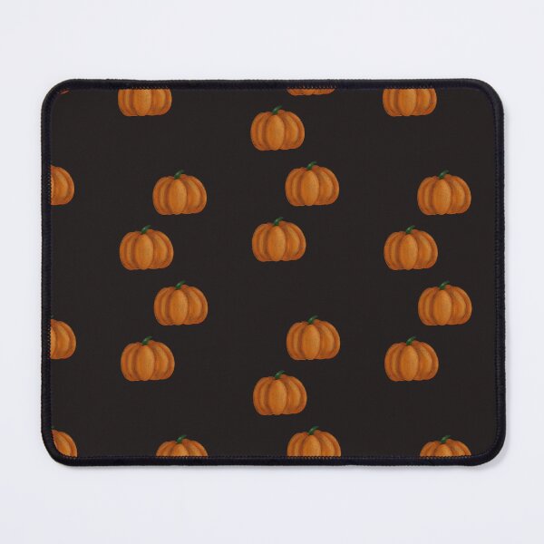Item preview, Minimal Autumn Pumpkin Pattern On Dark Background designed and sold by EL-Lebedenko.